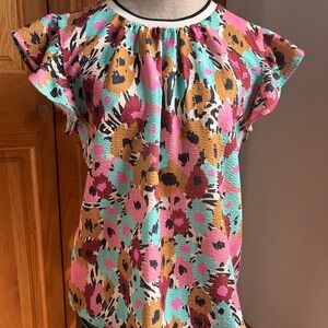 THML Vibrant Floral Top